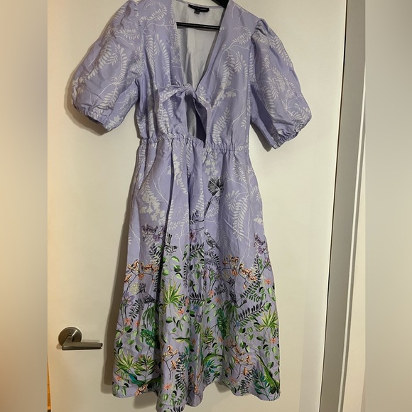 **HOST PICK** NWOT - I.N.C - Lavender Garden Party Dress - Picture 4 of 4